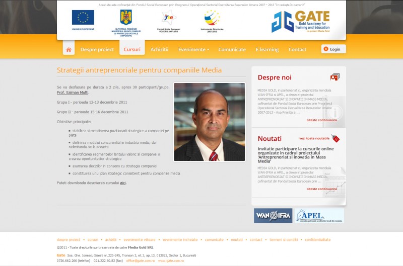 Gate - Web design